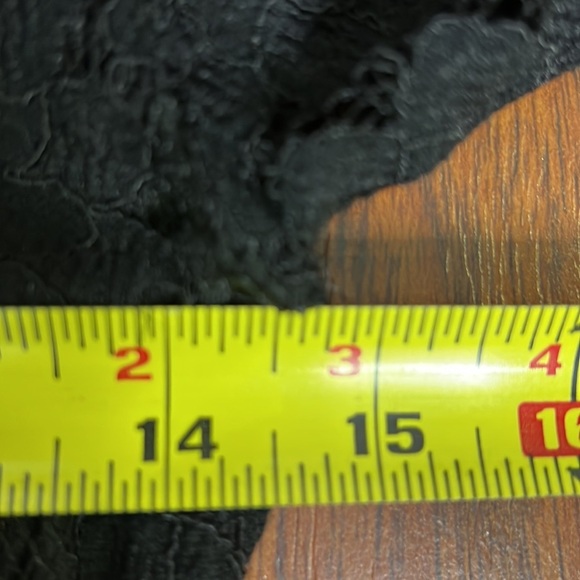 Lulumari LBD Black Lace with Floral Embroidery Dress - Picture 5 of 9